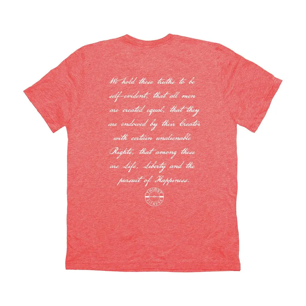 Stars & Bars Red Unisex T-Shirt - Image 18
